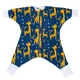 Blue Giraffe Flying Squirrel Pajama